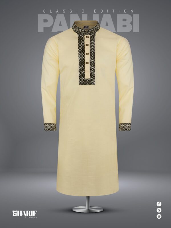 Khadi Embodary Cream Color2