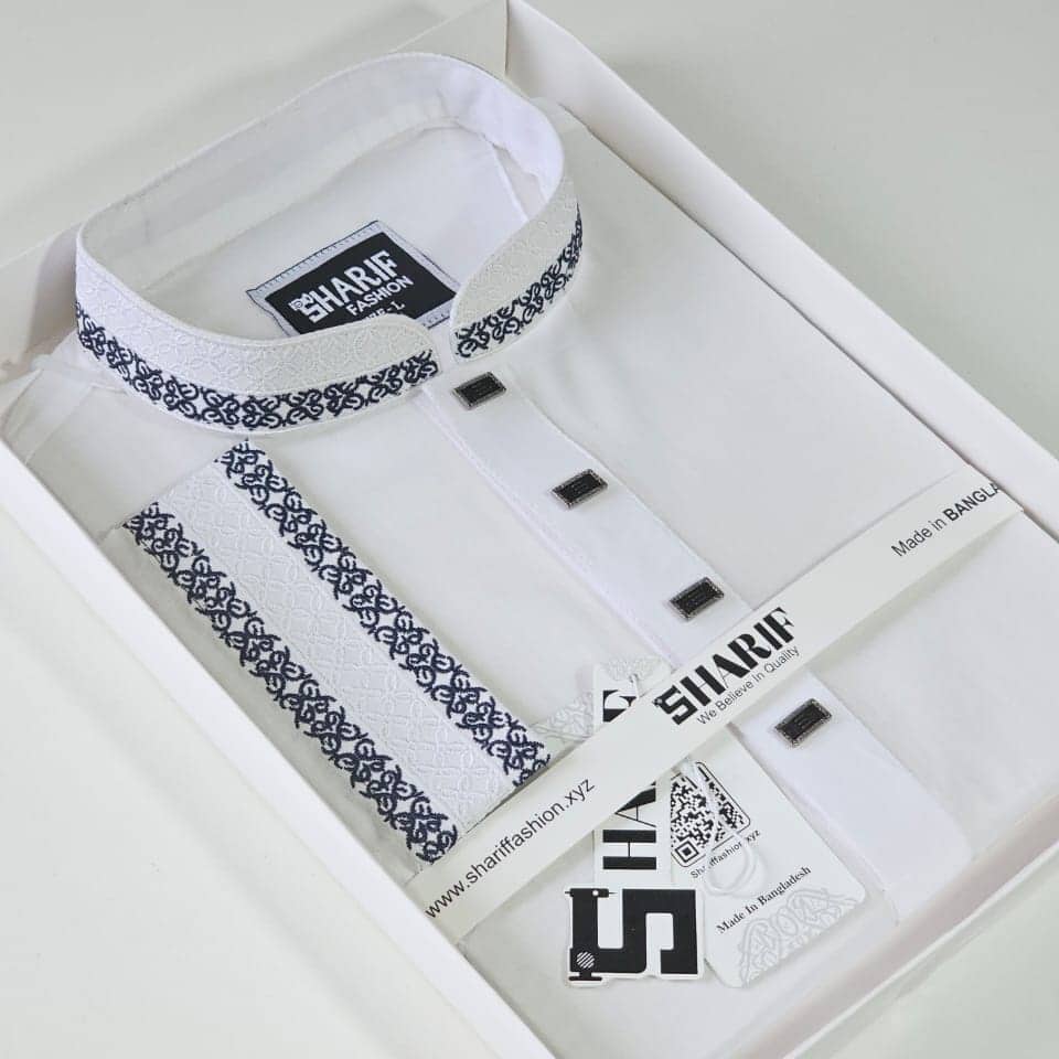 Soft Cotton Embroidered Panjabi – Code-109 Soft Cotton Embroidered Panjabi – Code-109