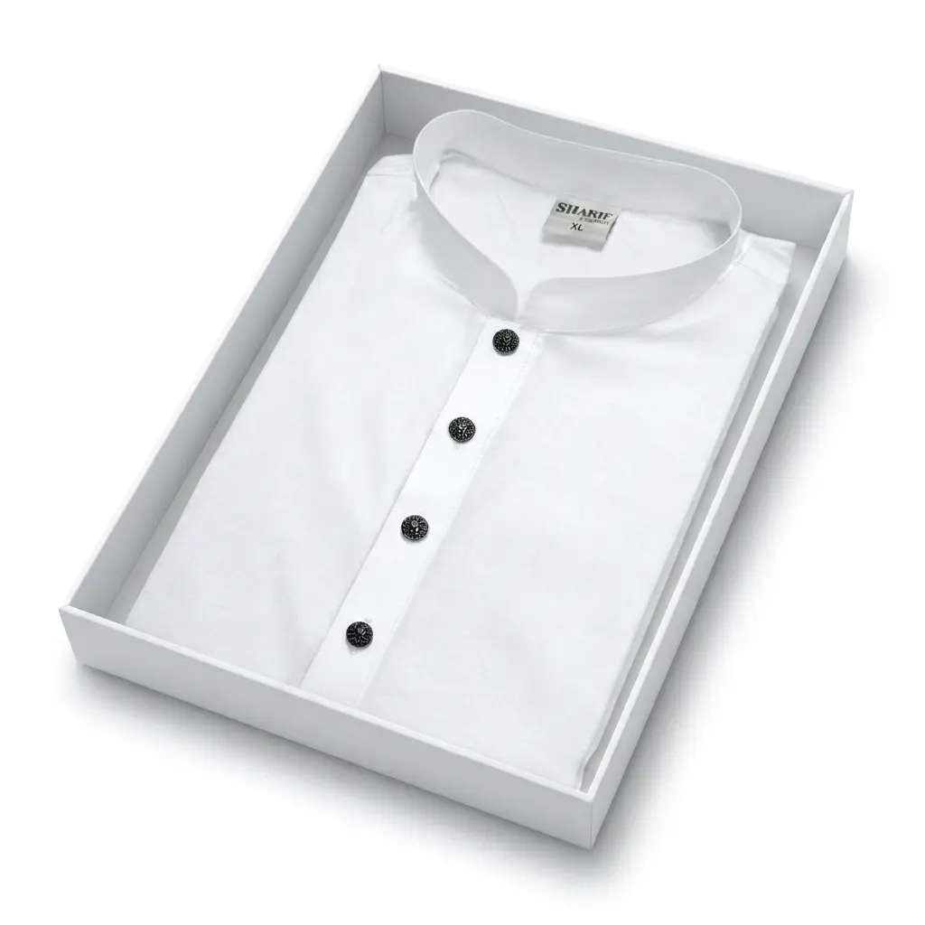 Adi Cotton White Panjabi (Goal Batton) Adi Cotton White Panjabi (Goal Batton)